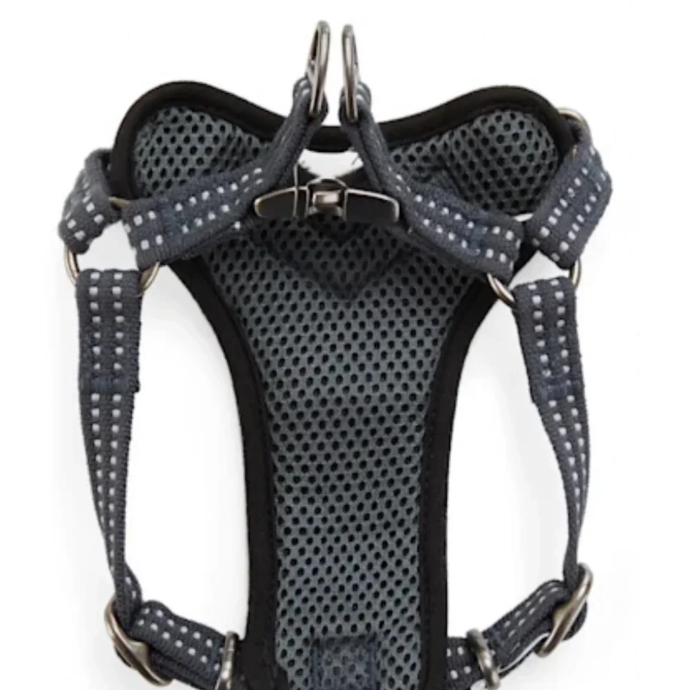 NWT Reddy gray dog harness S